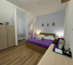 Двухместный стандарт с двуспальной кроватью и удобствами в номере в Митяевский