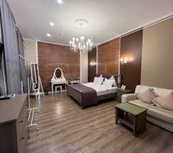 Двухместный люкс с видом на внутренний двор двуспальная кровать в Дом Паткуль