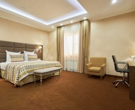Двухместный Сюит с видом на город двуспальная кровать в Amici Grand Hotel