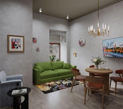 2-комнатные апартаменты люкс HOHLOMA в Окно