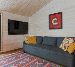 Коттедж Шон с панорамной баней для 7-ми гостей в Rodioncevo Eco Village