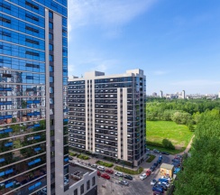 Стандартная студия с кроватью King size в Pulkovo Apart