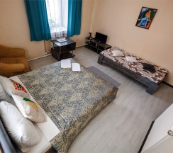 Улучшенный номер с 1 двухместной кроватью в Dom hostel
