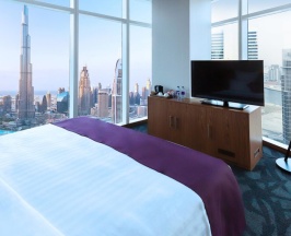 Двухместный номер Panoramic View двуспальная кровать в Park Regis Business Bay