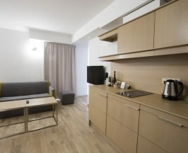 Двухместные апартаменты Standard 2 отдельные кровати в Апарт-отель Amberton Green  Паланга