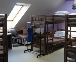 Кровать в общем номере в Мотель 1864