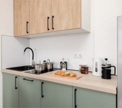 Cruise - премиум-апартаменты с отдельной спальней около м.Сокол (8 этаж, до 5 гостей) в Smart Lofts Moscow