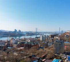 Двухкомнатные апартаменты с балконом с видом на мост №14 в Золотой ключик