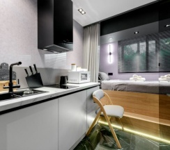 Studio Double одноместный, но возможно пребывание вдвоем, кровать 110х200 в Yapartments