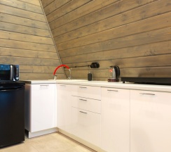 №8 A-Frame 100m2 с купелью и баней(оснащение дома, стоимость купели и бани см. Подробнее) в Les holidays