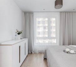 Meridian - премиум-апартаменты с отдельной спальней и гостиной около м.Сокол (15 этаж) в Smart Lofts Moscow