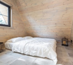 №4 A-Frame 60m2 с купелью (оснащение дома, стоимость купели и бани см. Подробнее) в Les holidays