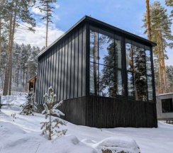 Двухэтажный номер люкс 60м² в панорамном дуплексе для 4 гостей в Август