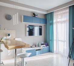 Апартаменты райдера с панорамным  видом на горы в Панорама парк