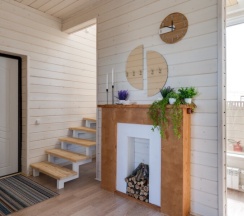 Дом "Семейный ХХL" (оснащение дома, стоимость банного чана и бани см. Подробнее) в Dacha