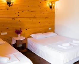 Одноместное бунгало односпальная кровать в Delos Beach Hotel