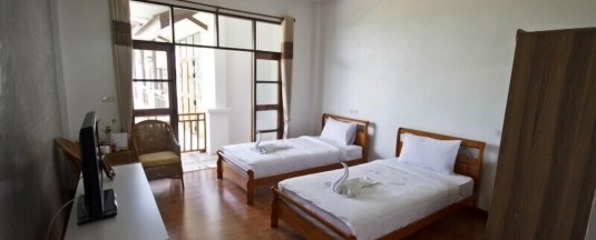 Двухместный номер Superior 2 отдельные кровати в Gin's Maekhong View Resort & Spa