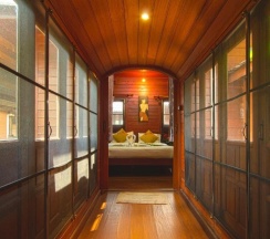 Двухместный Thai House Cottage двуспальная кровать в Samed Grandview Resort