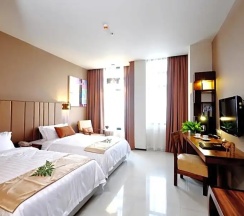 Номер Deluxe c 1 комнатой в Grand Howard Hotel Bangkok