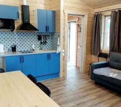 База "У Плотника" Коттедж 6+2 с камином и кондиционером в У плотника