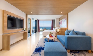 Четырёхместный номер Premium Family с видом на океан в Курортный отель Da Nang Mikazuki Japanese Resorts and Spa