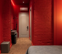 Двухместный номер Superior (двуспальная кровать) в Апартаменты Red room в NikolaevBuilding