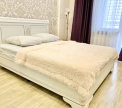 Двухместный номер Deluxe с балконом и с красивым видом из окна двуспальная кровать в Апартаменты on Repina 4 lux