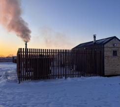 Дом с террасой в Отдых и точка