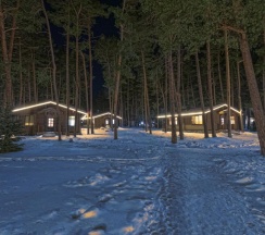Шале с двумя спальнями в Ozon village