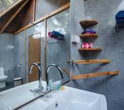 Бунгало с видом на море в Goa Cottages Agonda