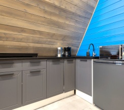 №4 A-Frame 60m2 с купелью (оснащение дома, стоимость купели и бани см. Подробнее) в Les holidays