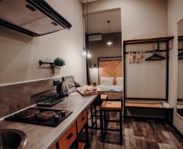 Studio double room в Gutenberg