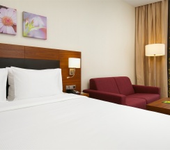 Номер категории «Комфорт» с большой кроватью (King size) в Hilton Garden Inn Volgograd