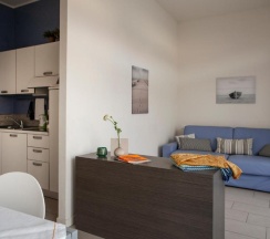 Апартаменты c 1 комнатой с балконом в Residence Sunrise Cesenatico
