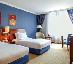 Двухместный номер Club 2 отдельные кровати в Отель Hyatt Regency Bangkok Suvarnabhumi Airport