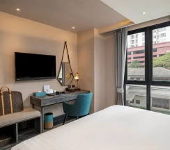 Двухместный номер Deluxe (двуспальная кровать) в Vince Hotel Pratunam