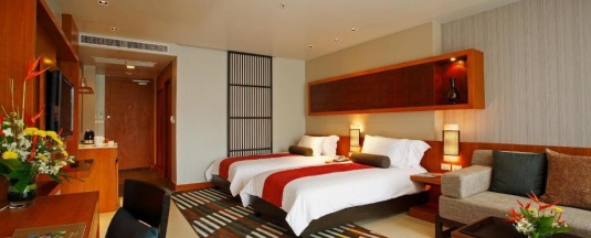 Двухместный номер Deluxe 2 отдельные кровати в ASHLEE Hub Hotel Patong