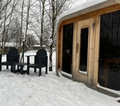 Коттедж Шон с панорамной баней для 7-ми гостей в Rodioncevo Eco Village