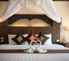 Двухместная вилла с бассейном двуспальная кровать в Отель Panviman Resort Koh Phangan