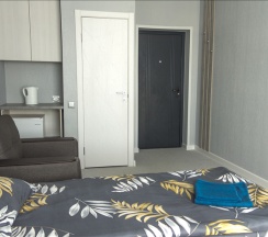 Студия с двумя односпальными кроватями  в Европа House
