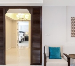 Люкс с ванной с 3 комнатами с балконом и с видом на море в Thavorn Palm Beach Resort Phuket