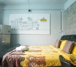 Номер Deluxe с видом на бассейн в Beehive Phuket Old Town - Hostel