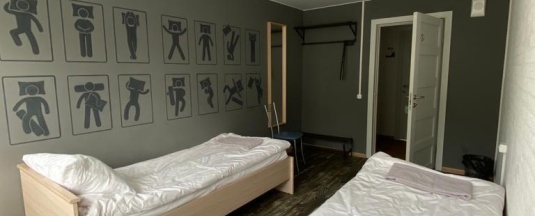Номер эконом стандарт с 2 односпальными кроватями в Welcome Inn
