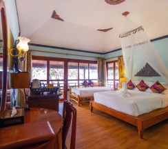 Двухместная вилла Deluxe Beachfront (двуспальная кровать) в Chawengburi Resort