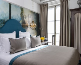 Четырёхместный номер со смежными комнатами в Hôtel Vinci Due & Spa