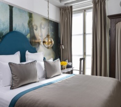 Двухместный номер Superior двуспальная кровать в Hôtel Vinci Due & Spa