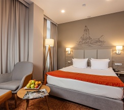 Стандартный номер с видом на город и 1 большой кроватью в Holiday Inn Kaliningrad