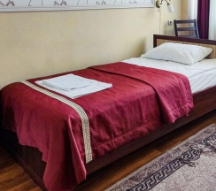 Кровать в 2-местном общем номере в Smart Hotel KDO Миасс