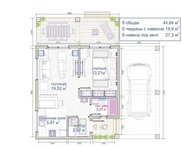 Вилла - 4 места в Green Gold Park