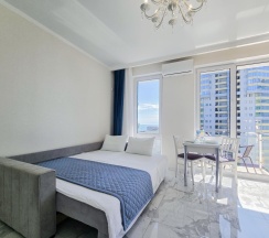 Апартаменты студия с 2 двуспальными диванами в Касабланка